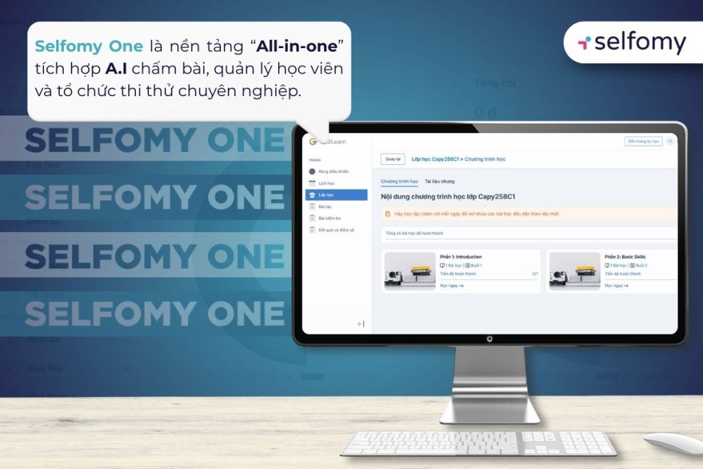 Nền tảng Selfomy One - Giải pháp tích hợp công nghệ AI trong giáo dục