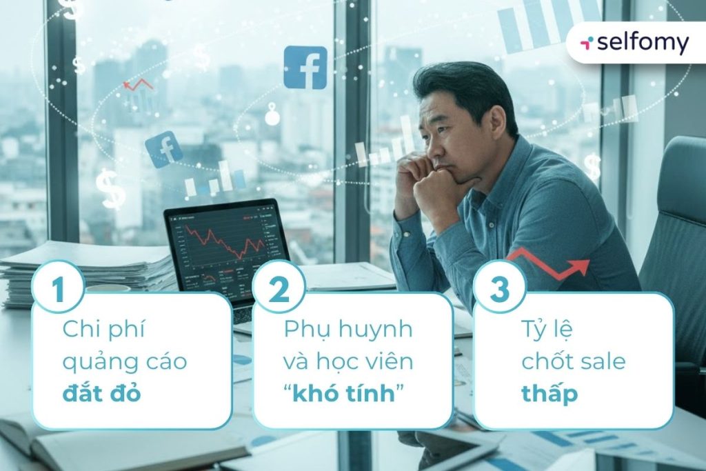 Chủ trung tâm Anh ngữ phải đối mặt với nhiều khó khăn trong mùa tuyển sinh