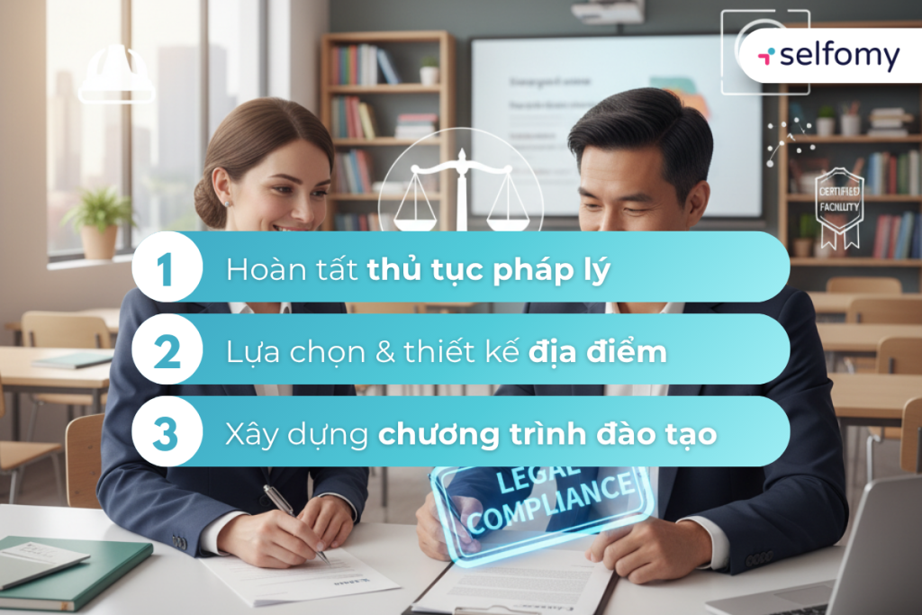 Một kinh nghiệm mở trung tâm tiếng Anh là phải tuân thủ các thủ tục pháp lý