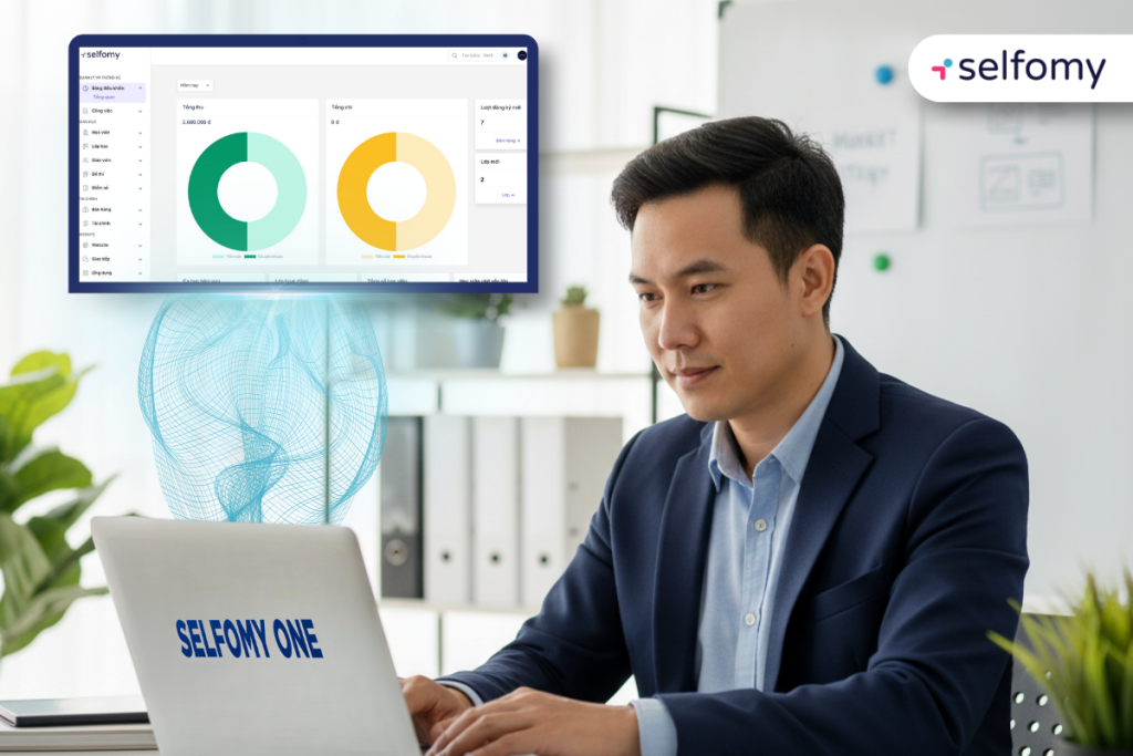 Nền tảng Selfomy One giúp các trung tâm giải quyết các vấn đề vận hành và giảng dạy