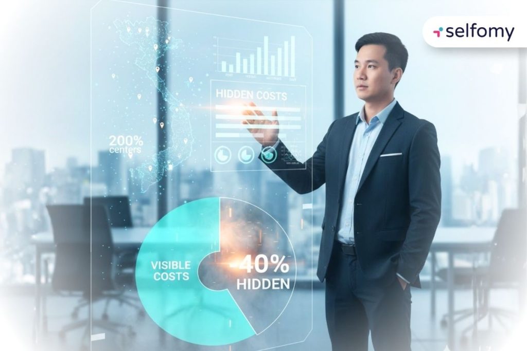 Chi phí tiềm ẩn chiếm tỷ trọng không nhỏ trong cơ cấu chi phí vận hành trung tâm tiếng Anh